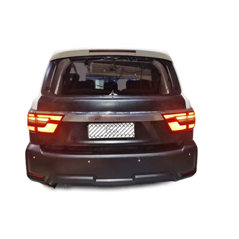 
Car Front Bumper Full Set Wide Conversion Modified Facelift Bodykit Body Kit for Nissan Patrol 2012 Upgrade Change To 2020 