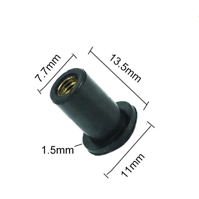 M4 Well Nut with M4 x 13mm Stainless Steel Pozi Screw