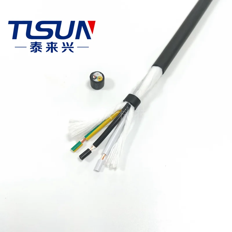 Insulation Sheathed Double Oil Resistant Power Cord SVTOO 3X16AWG Mechanical Equipment Wire And Cable