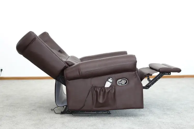 Massage Manual Electric Sofa Living Room Furniture Professional Supplier Swivel Glider Chair Brown Leather Recliner Chairs