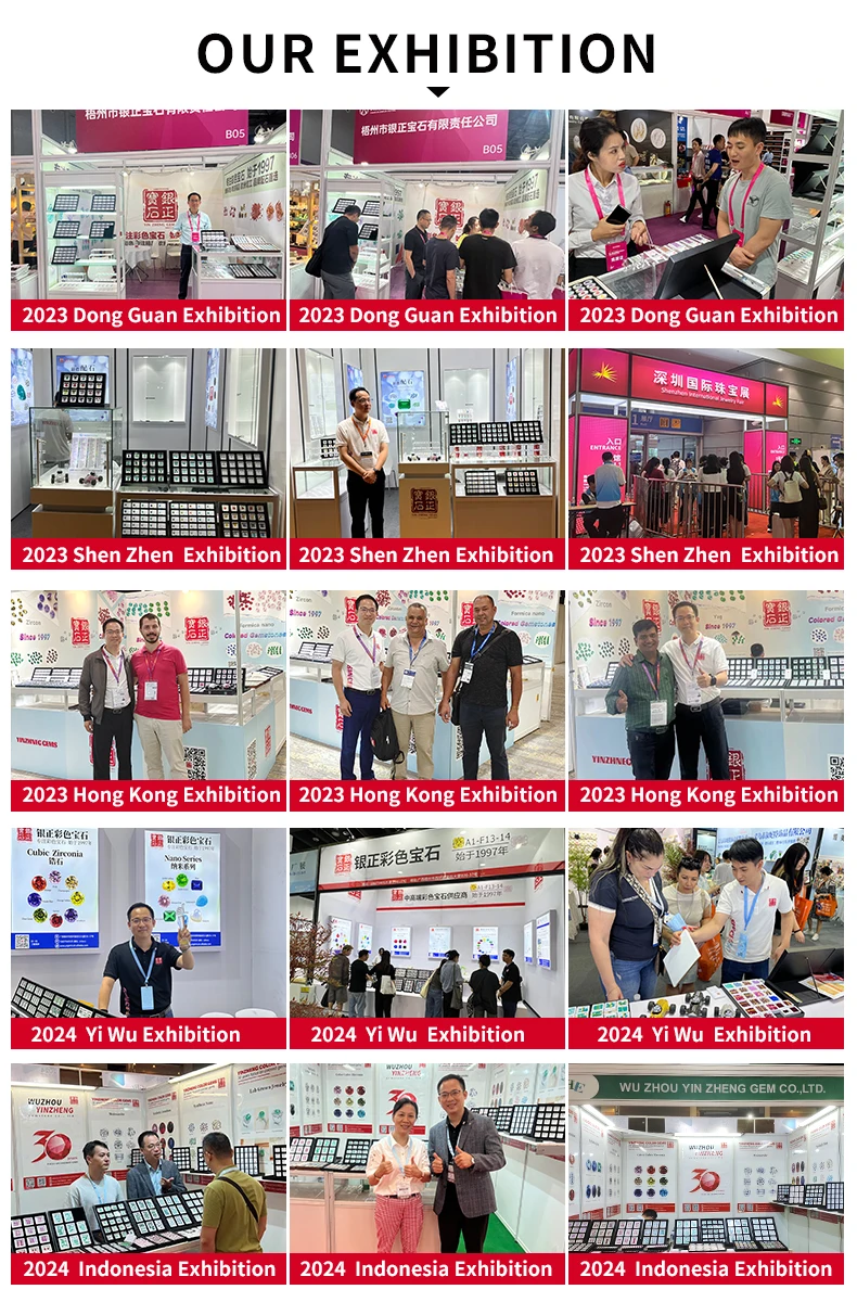 YinZheng round cut black spinel loose gems synthetic loose stones spinel for jewelry making