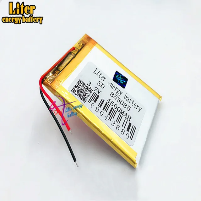 855085 3.7V 4600mah Lithium polymer Battery with Protection Board For Tablet PCs PDA Digital Products