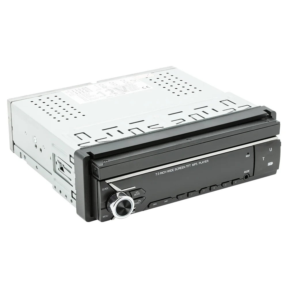 Single 1 Din Universal 7 Inch Capacitive Touch Screen navigation system for car With Carplay And Android Auto