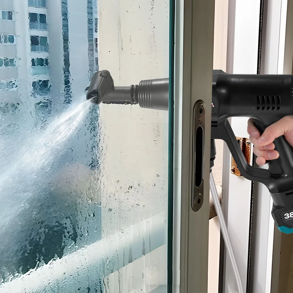 High Pressure Cordless Car Washer Wireless Spray Portable Water Gun Cleaning Machine with Lithium Battery