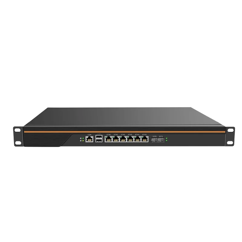 Guanfeng брандмауэр ПК In-tel C3758 | 6 In-tel i225 2500M поддержка 4G 5G WIFI модуль M.2 SATA SSD 2 10G SFP