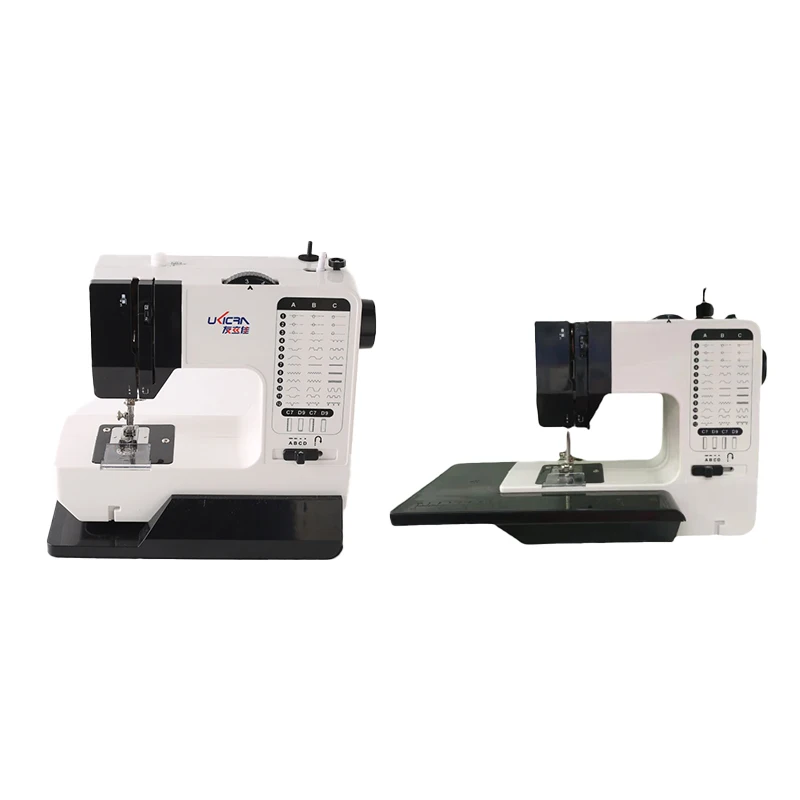 Home Mini Portable Sewing Machine Power Electric Sewing Home Small Machine Single Thread Straight Sewing Stitching Machinery
