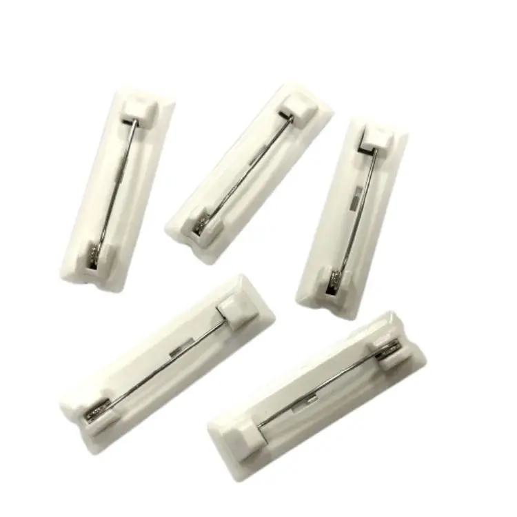 Name Badge Supplies Safety Pin Plastic