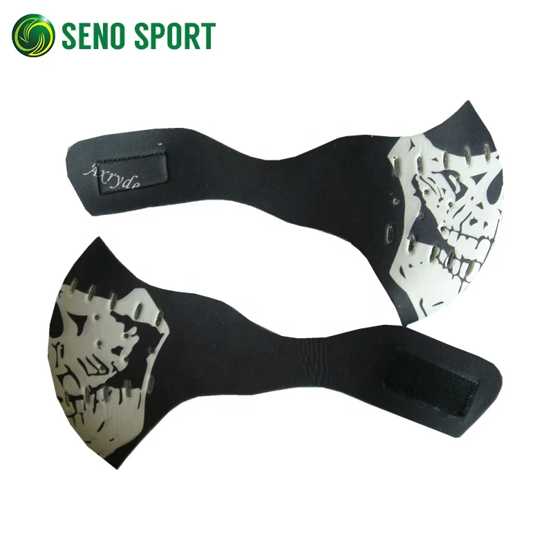 Factory Sales Skull Heads Neoprene Winter Cycling Half Face Mask