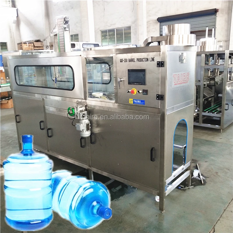 5 gallon bucket pure water washing filling sealing machine washing filling and capping machine