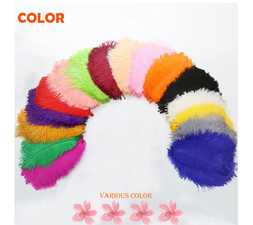 Большое белое перо страусиного дерева для украшения свадьбы и вечеринки