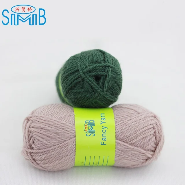 
suzhou huicai wholesale crochet lana for hand knitting 3 ply 100% wool yarn for knitting sweater 