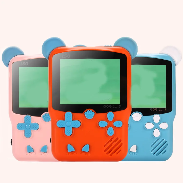 Портативная игровая консоль 999 в 1, встроенные классические игры, ТВ-вход, портативная детская развивающая игрушка, игровая консоль