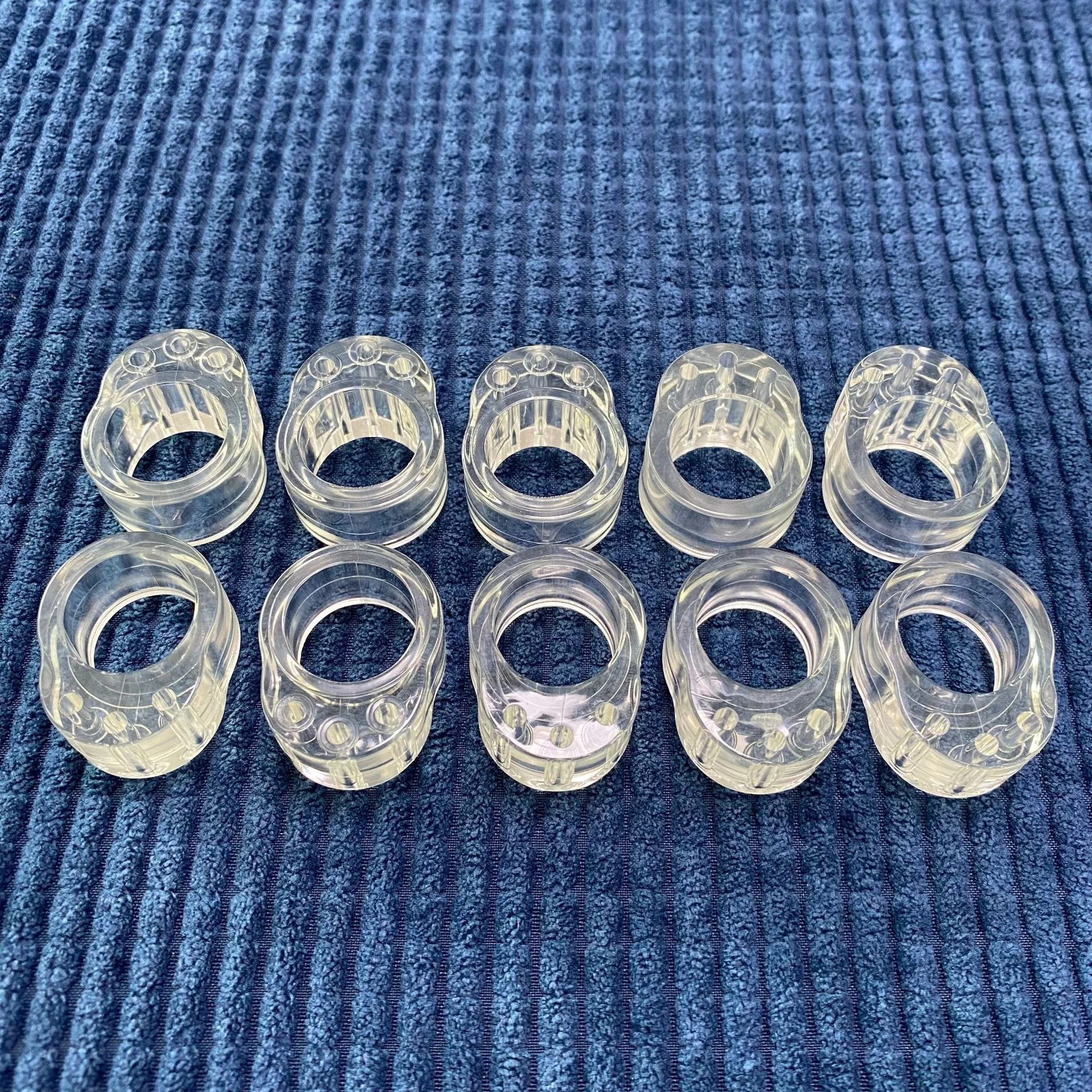 Great PVC Rubber Door Stop Clear Door Edge Buffer Wall Protector Silicone Door Handle Knob Bumper Stopper Bounces Transparent