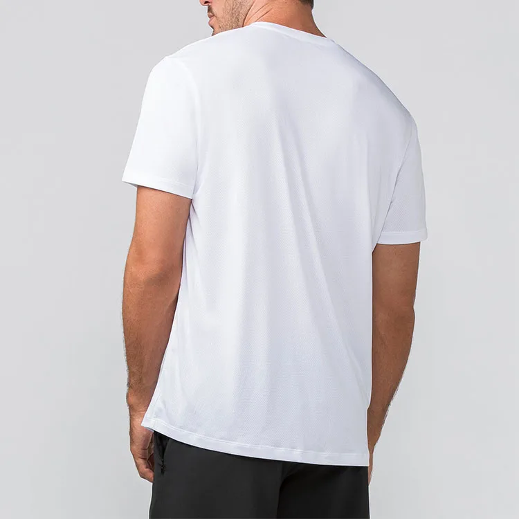 Mens Short Sleeve Sport T Shirt Quick Dry Running T-Shirt Breathable Fitness Shirt Tops Gym Training Outdoor Clothes For Men