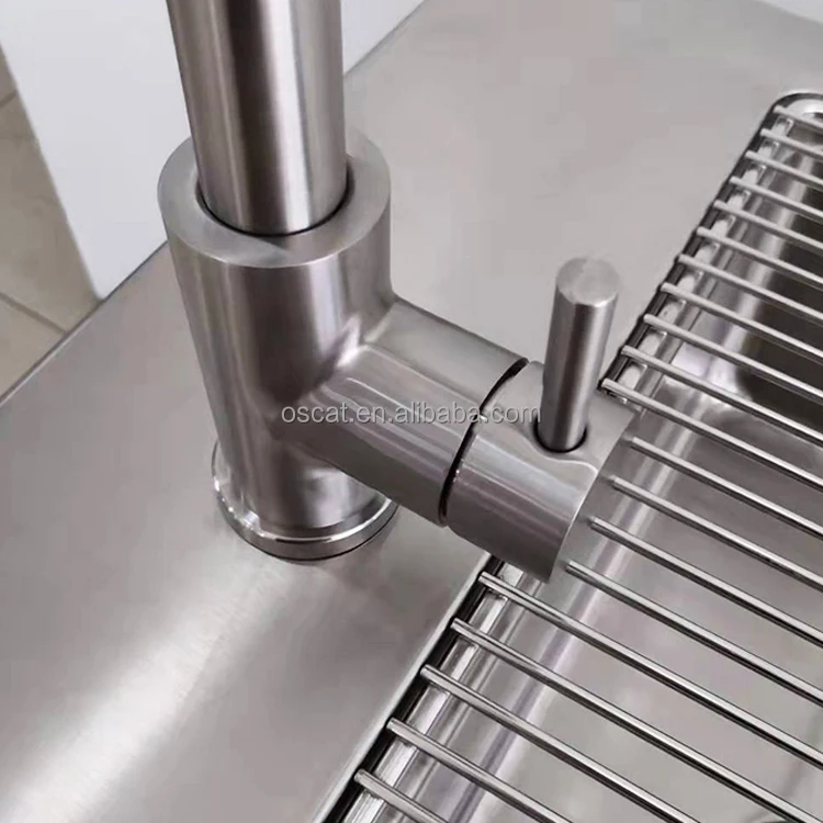OSCAT  Good Price 304 Stainless Steel Veterinary Surgery Table Veterinary Equipment Vet Disposal Table For Clinic