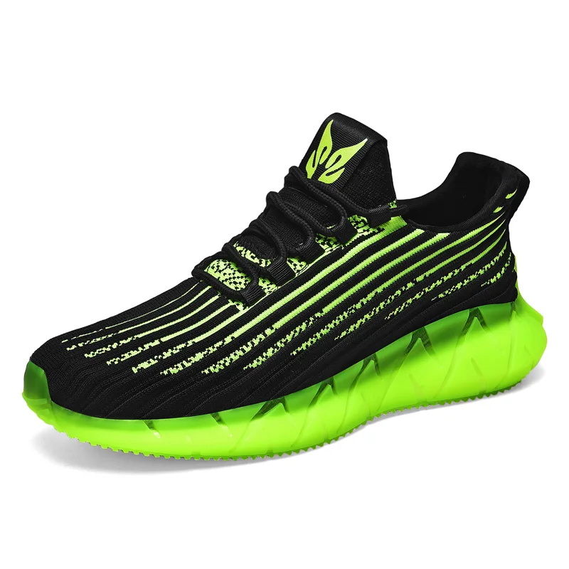 
High quality Jinjiang factory knitted upper sports shoes sneakers men shoes sport tennis shoes men 