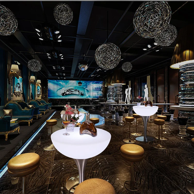 outdoor sofa set furnitureilluminated rgb color changing led ice cube lighting table led chair curved sofa set  bar stool tables