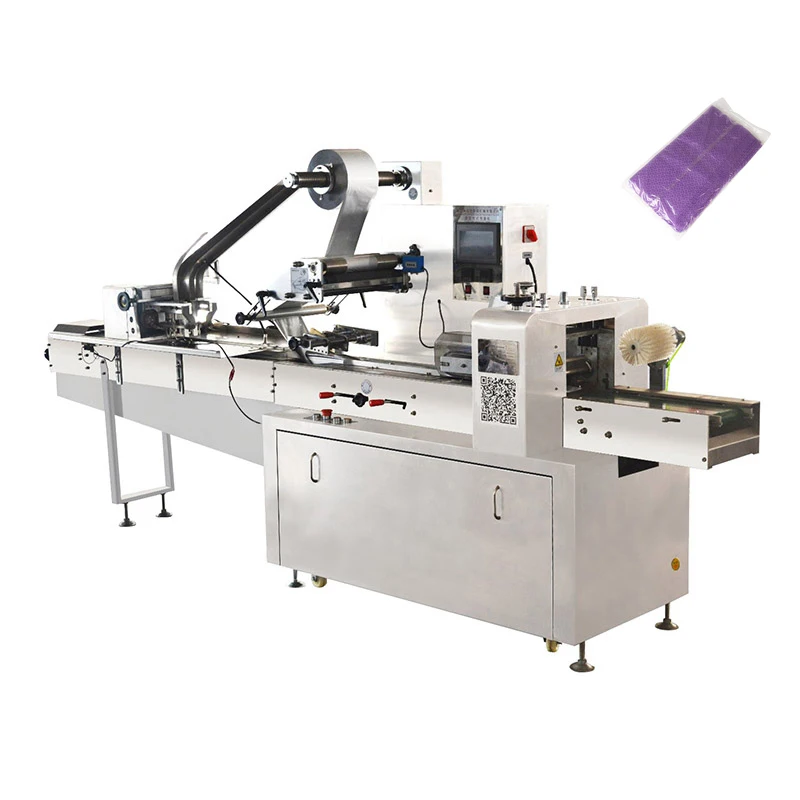 Factory price foam horizontal pillow bag packing machine