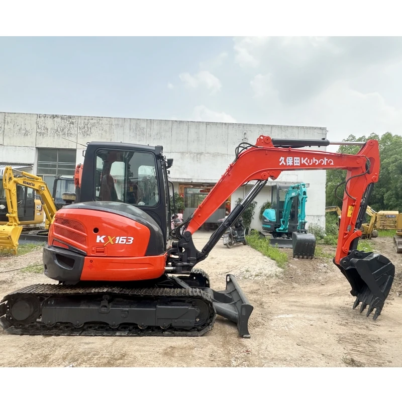 Мини для продажи DPF высокое качество низкая цена б/у экскаватор kubota kx163 90% Новый гидравлический гусеничный оригинальный японский