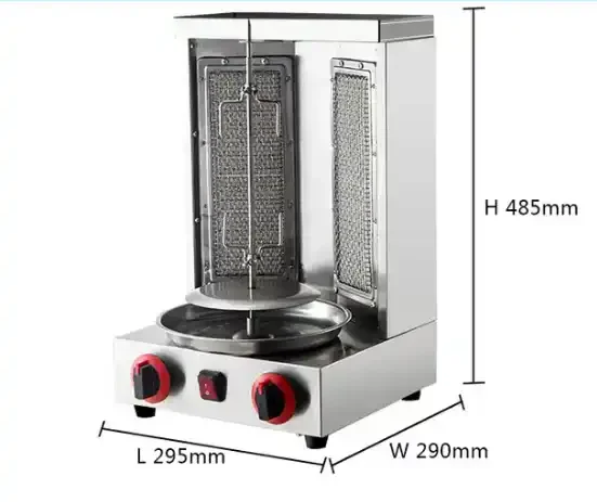 China Factory Commercial Electric Shawarma Kebab Grill Bbq Machine Turkey Kebab
