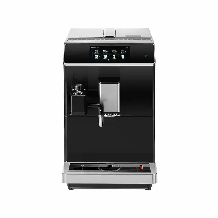 Touch cd Screen Display Commercial Professional Fully Automatic Espresso Coffee Machine With Grinder