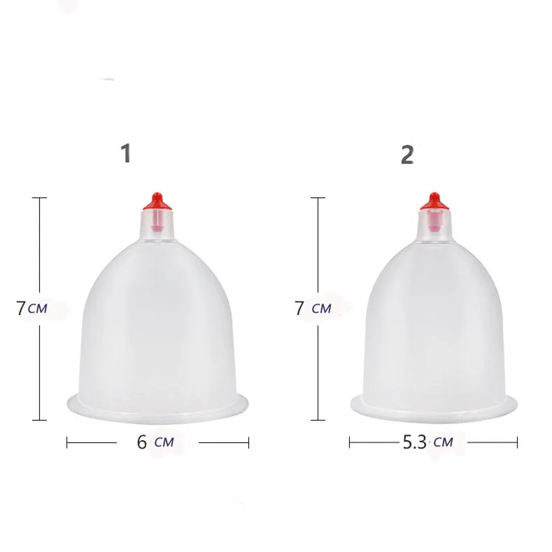 Sterilized Plastic PC AS Vacuum Cupping Set Ventosa Therapy Massage  Disposable Pack Hijama Cups
