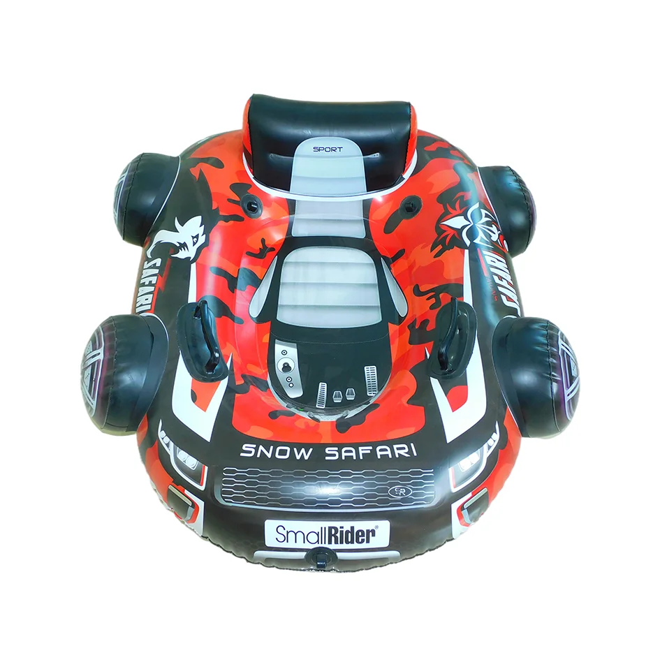 Inflatable PVC Cool Car Sledding Snow Tube Tubing for Kids Toy