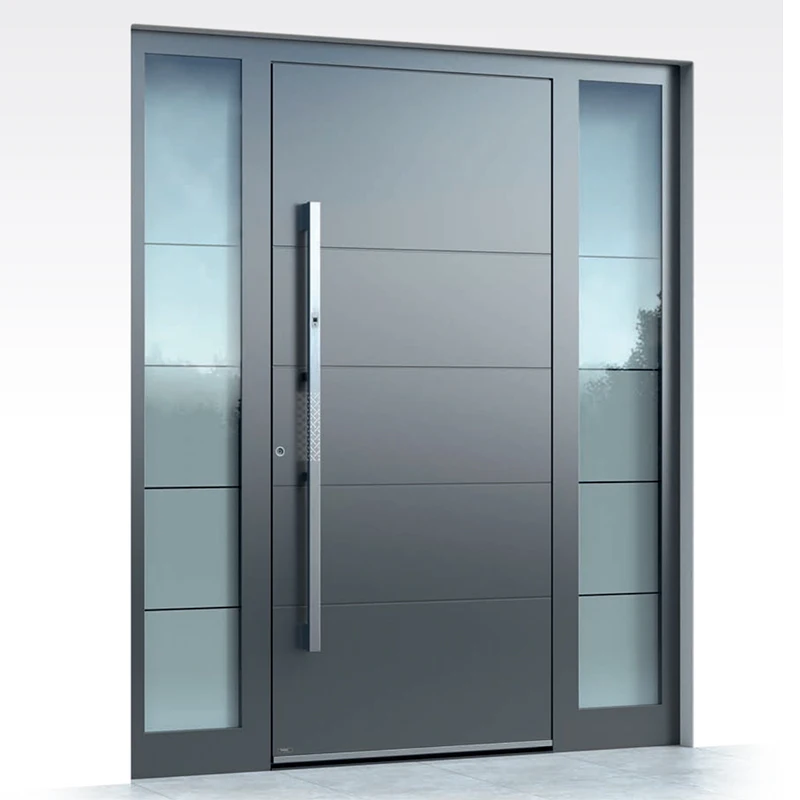 ABYAT Smart Key Door Aluminum Door Bullet Proof Glass Aluminum Windows And Doors