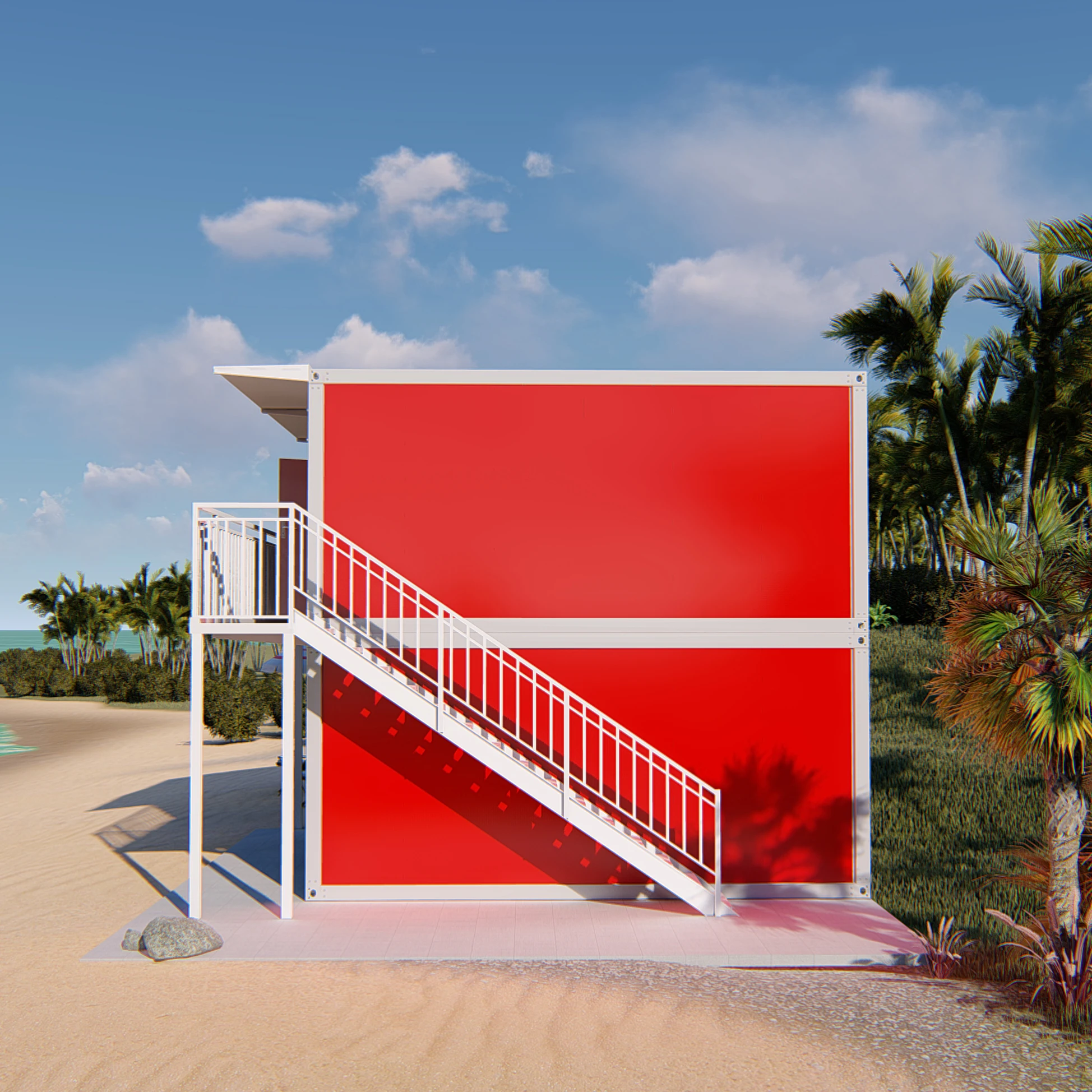 China factory customized service prefabricated container house with multiple styles and uses