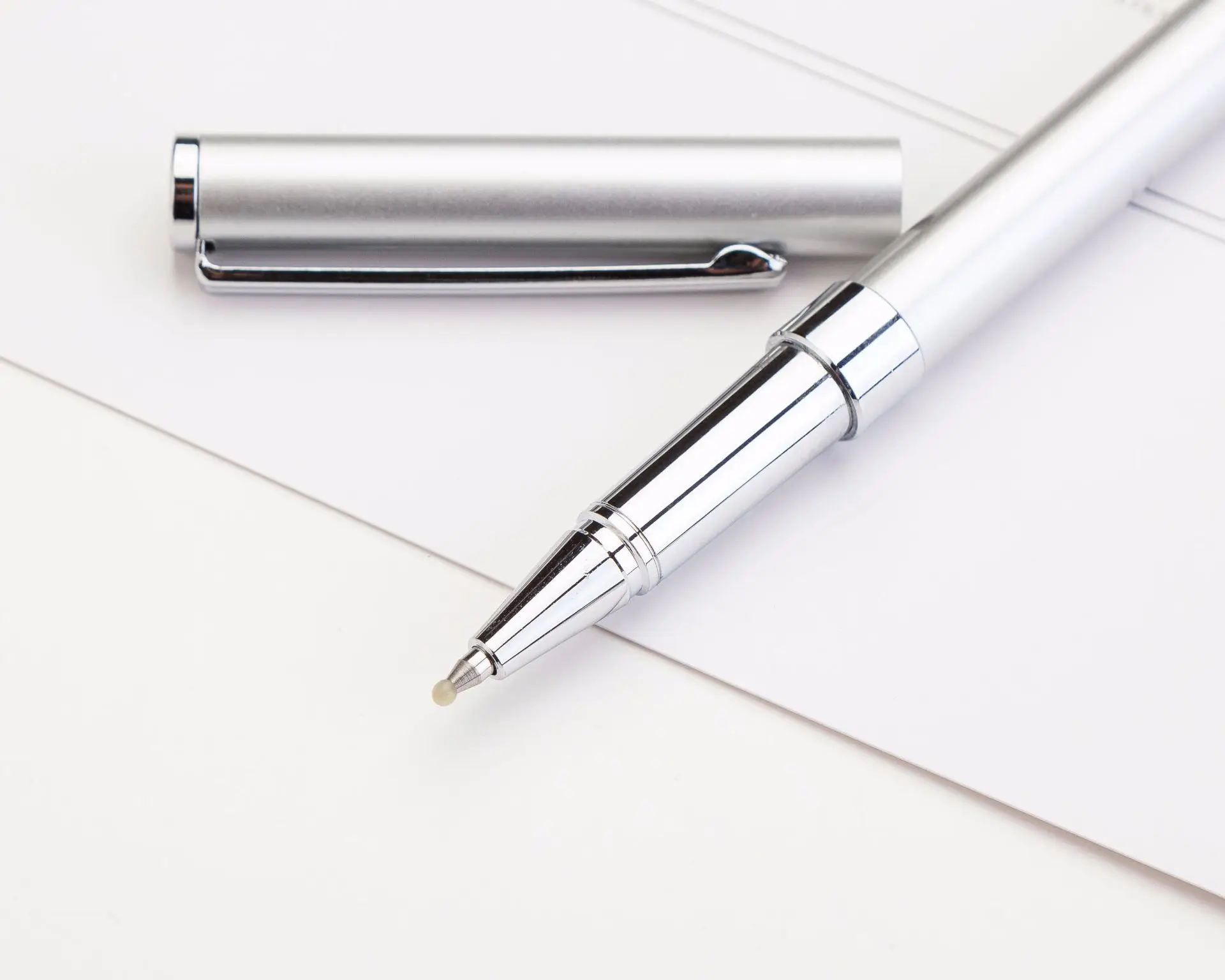 Wholesale Luxury 2 in 1 Capacitive Metal Roller Pen Custom Logo Pens Roller Pen