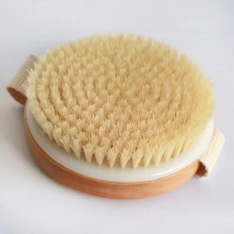 Двухсторонняя Массажная щетка с деревянной ручкой