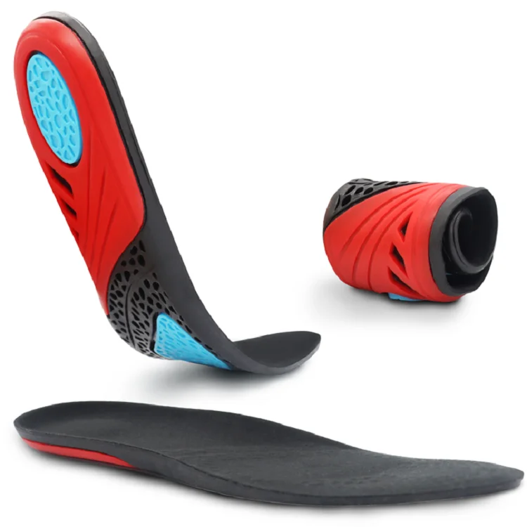 High Quality Supporting Sports spring Insole Shock Absorbing Sports Spring Insole