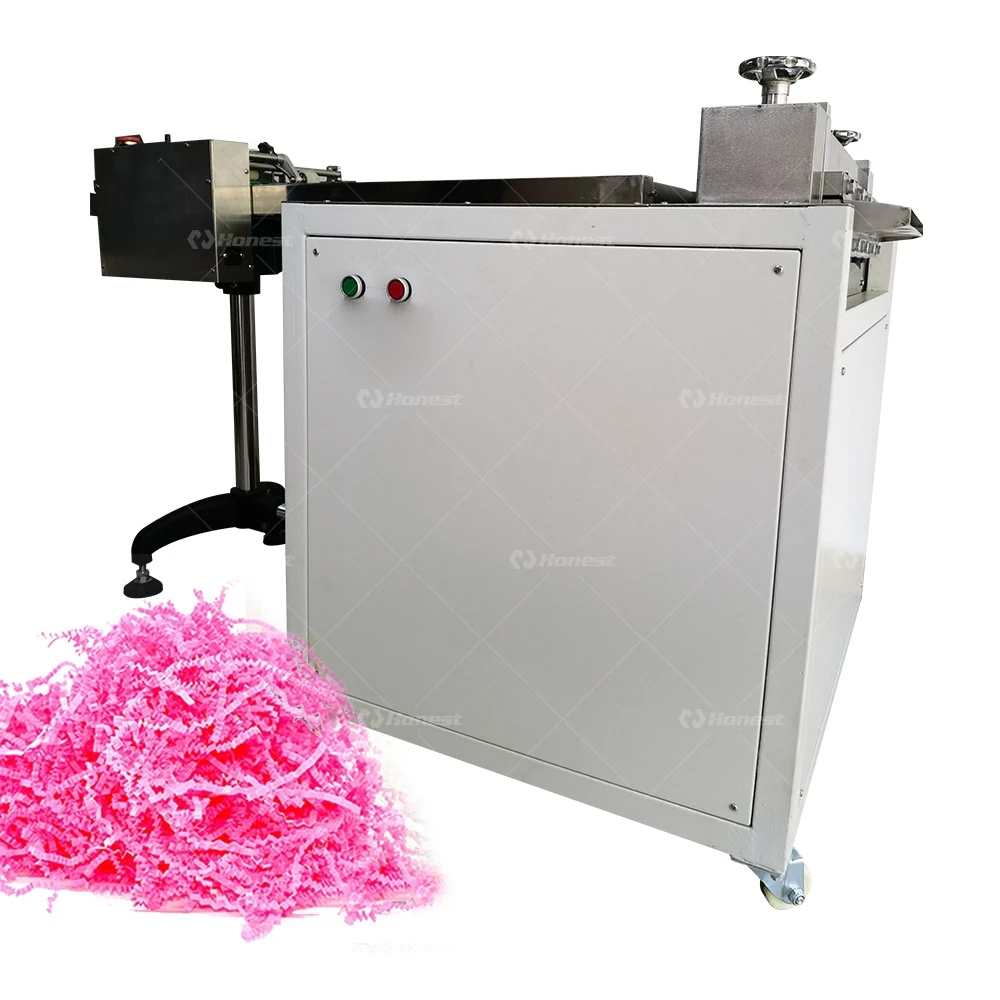 Newest Design Fully Automatic Crinkle Cut Shredder Paper Making Machine Packaging Machine Used for filling Gift Boxes
