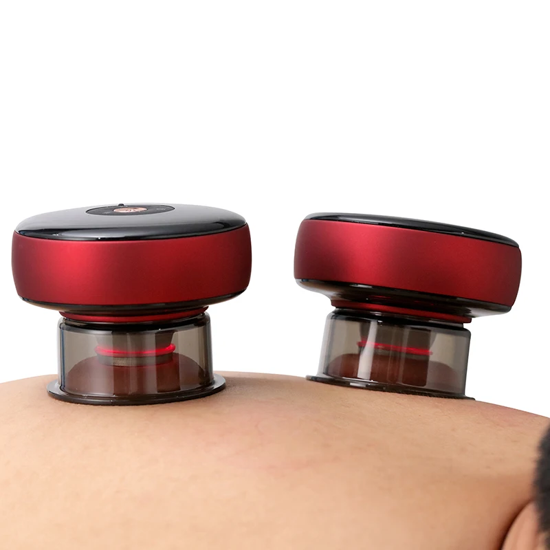 dropshipping  Electronic Gua Sha Pumping Cupping Teraphy Cupping-cups / Man Woman Hajima Body Fire cupping Tens Tool Set