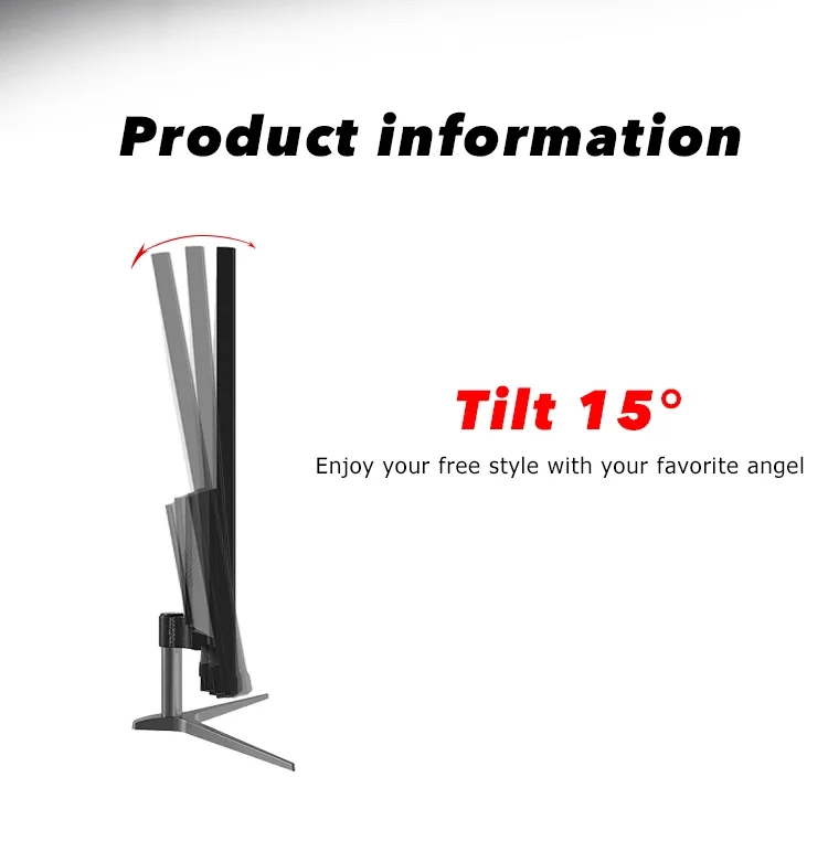 Factory Price 24 27 Inch Lcd Monitor VGA 144HZ IPS Screen HDR Computer Led Monitor 24 Inch Pc Monitores Lcd With DP Input