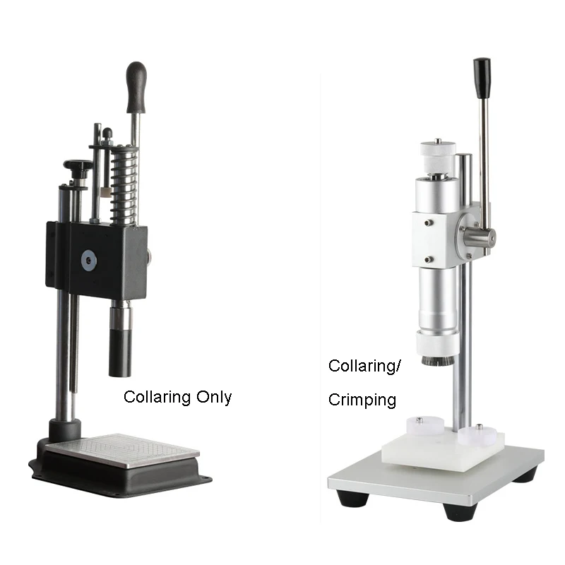 Wholesale 13mm 15mm Perfume Spray Pump Bottle Crimping Collaring Manual Capping Machine Snap Cap Sealing Press Machine