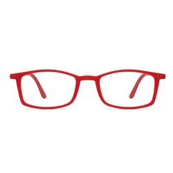 Eugenia 2022 Women Ultra-light Mobile Phone Holder Portable Anti-Blue Light PC Lens Red Frame Reading Glasses
