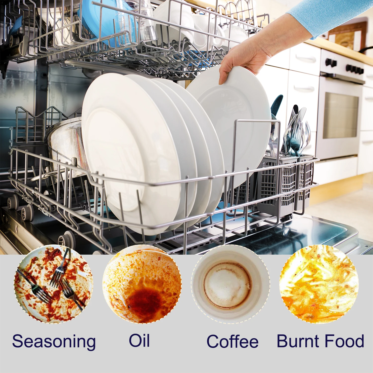 Eco Friendly Water Soluble Dishwasher Detergent Sheet Biodegradable with Great Fragrance and Private Label