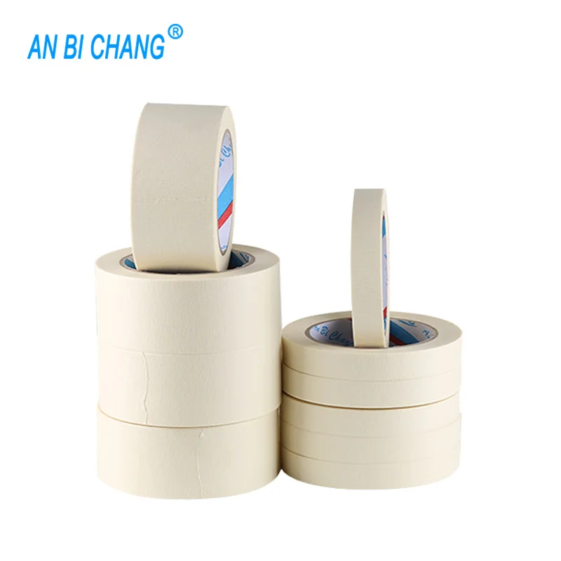 18mm high temperature resistant auto body car masking white paint tape for car painting