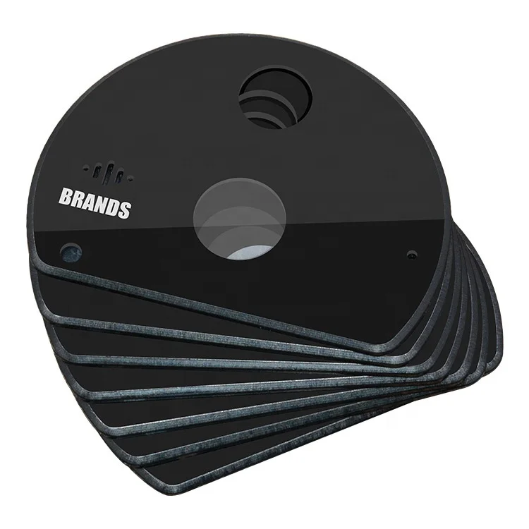 Screen printed opaque polycarbonate acrylic touch control electronic front panel