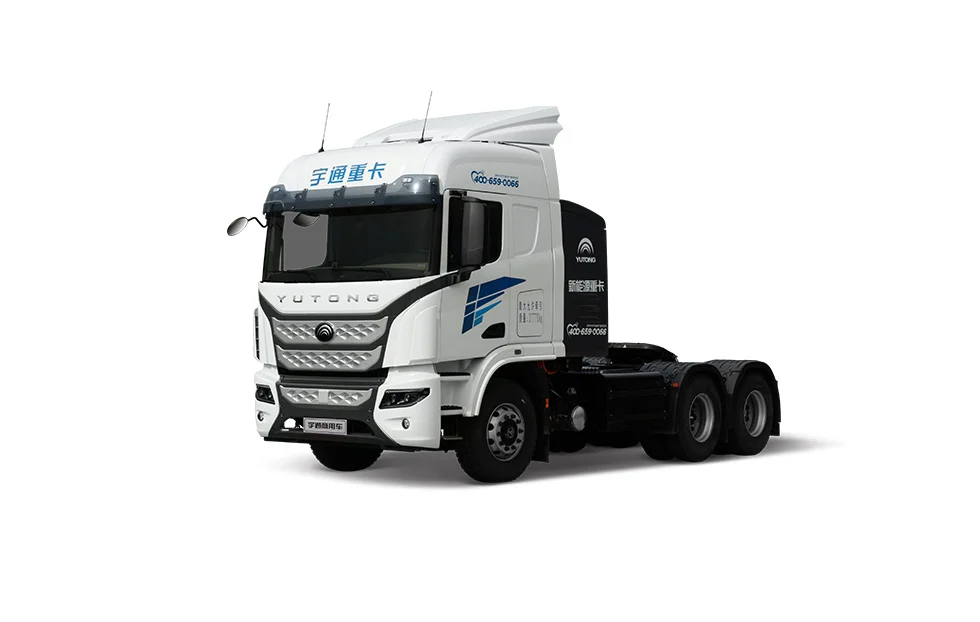 Yutong heavy truck 6X4 pure electric semi-trailer tractor
