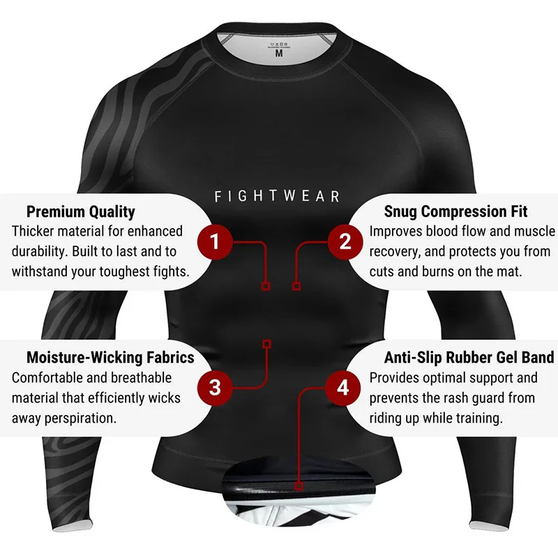 Wholesale Polyester Breathable Sublimation Printed High Quality Custom Design Rashguard Men Short Rash Guard