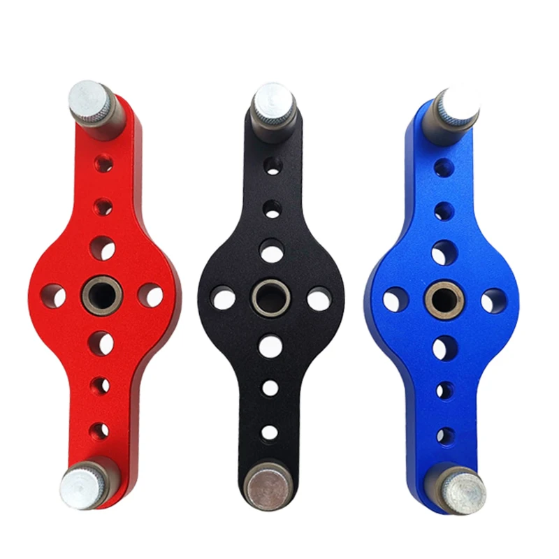 6/8/10mm Vertical Hole Jig Wood Dowel Hole Drilling Guide Jig Drill Bit Kit Joinery System Woodworking Drilling Locator