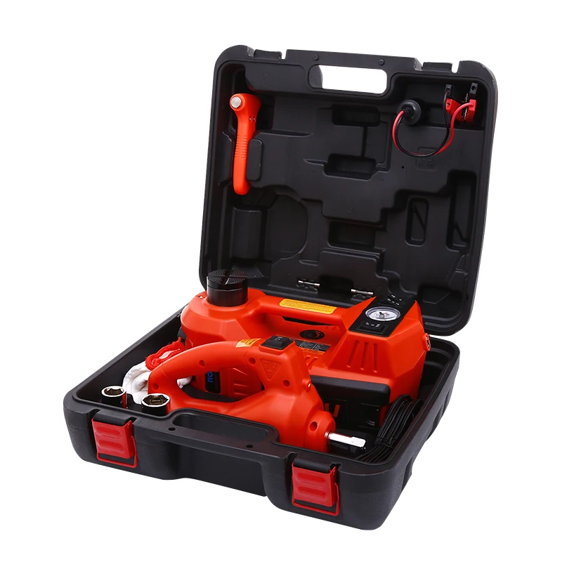 Hot Sale CE ISO Professional Portable Mini 3in1 LED Light Durable Electric Car Hydraulic Jack and DC12V Electric Impact Wrench