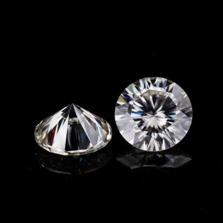 
wuzhou wholesale 6.5mm moissanite DEF 1ct round shape for ring 