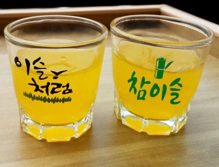 factory direct vodka drinking shot glasses 65ml unique korean soju glass cup set custom Soju Glass