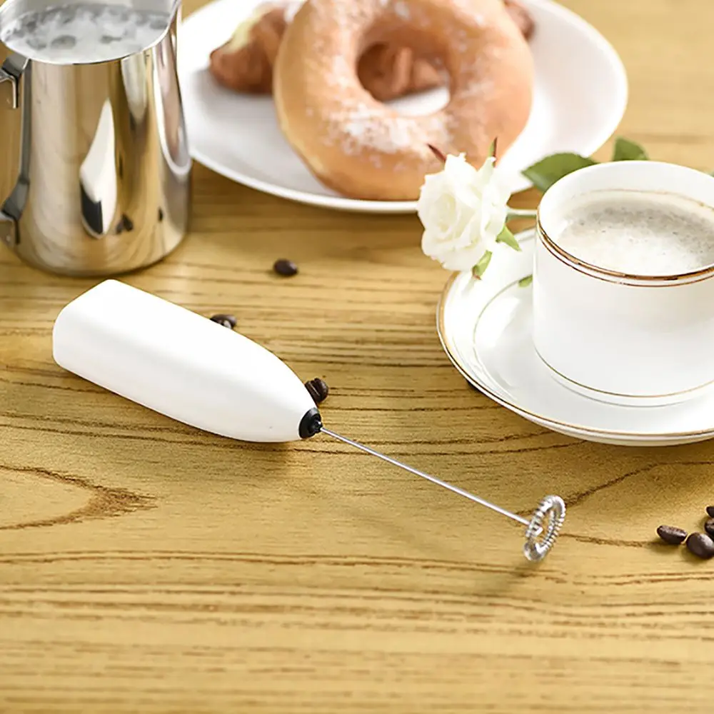 New Home Battery Automatic Milk Frother New Handheld Electric Milk Frother cafe vaporizador de leche