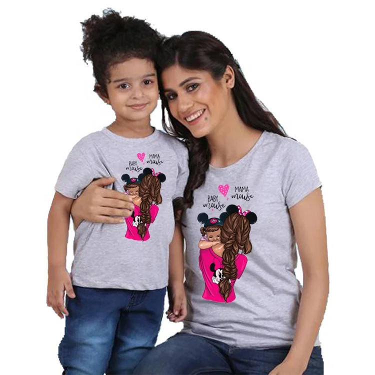 Mother Daughter Clothes Mom Baby Family Look Parent-child Matching Outfit Summer Wear Family Pack T-shirt