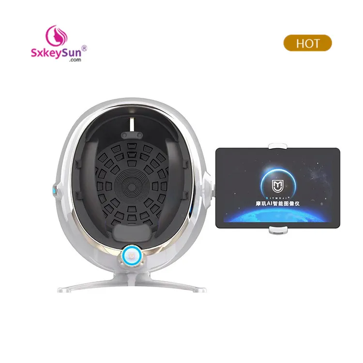 2022 new design skin analysis machine 3D Facial Magic Mirror Skin Analyzer 3d facial skin analyzer/face  analysis machine