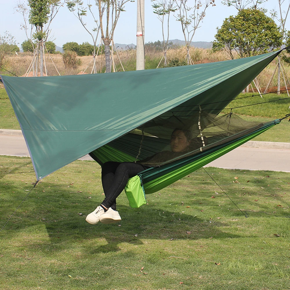 
Thick anti-tear Oxford cloth coated silver sunscreen outdoor canopy tent 